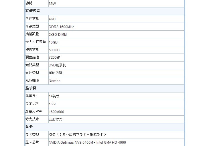 I7-3520M,1G显卡,自带WIN7系统,ThinkPad T4